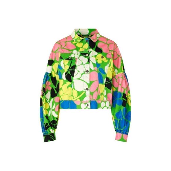 Stine Goya Lyric Jacket in Banana Leaf - Picture 1 of 10